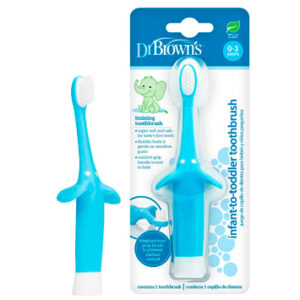 Dr. Brown’s – Cepillo de dientes de entrenamiento de bebé a niño/a